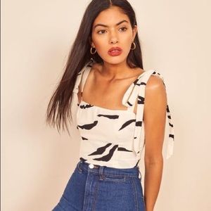 Reformation Ellora Top in Pinto